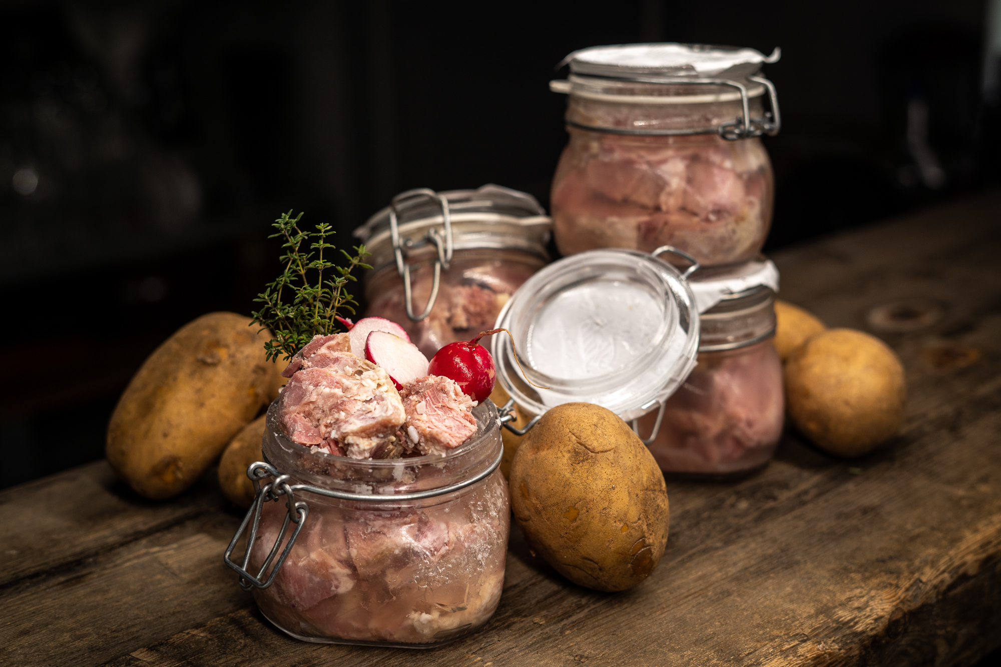 Lamm-Sauerfleisch aus dem mageren Lammnacken im 500 ml Glas, Stück