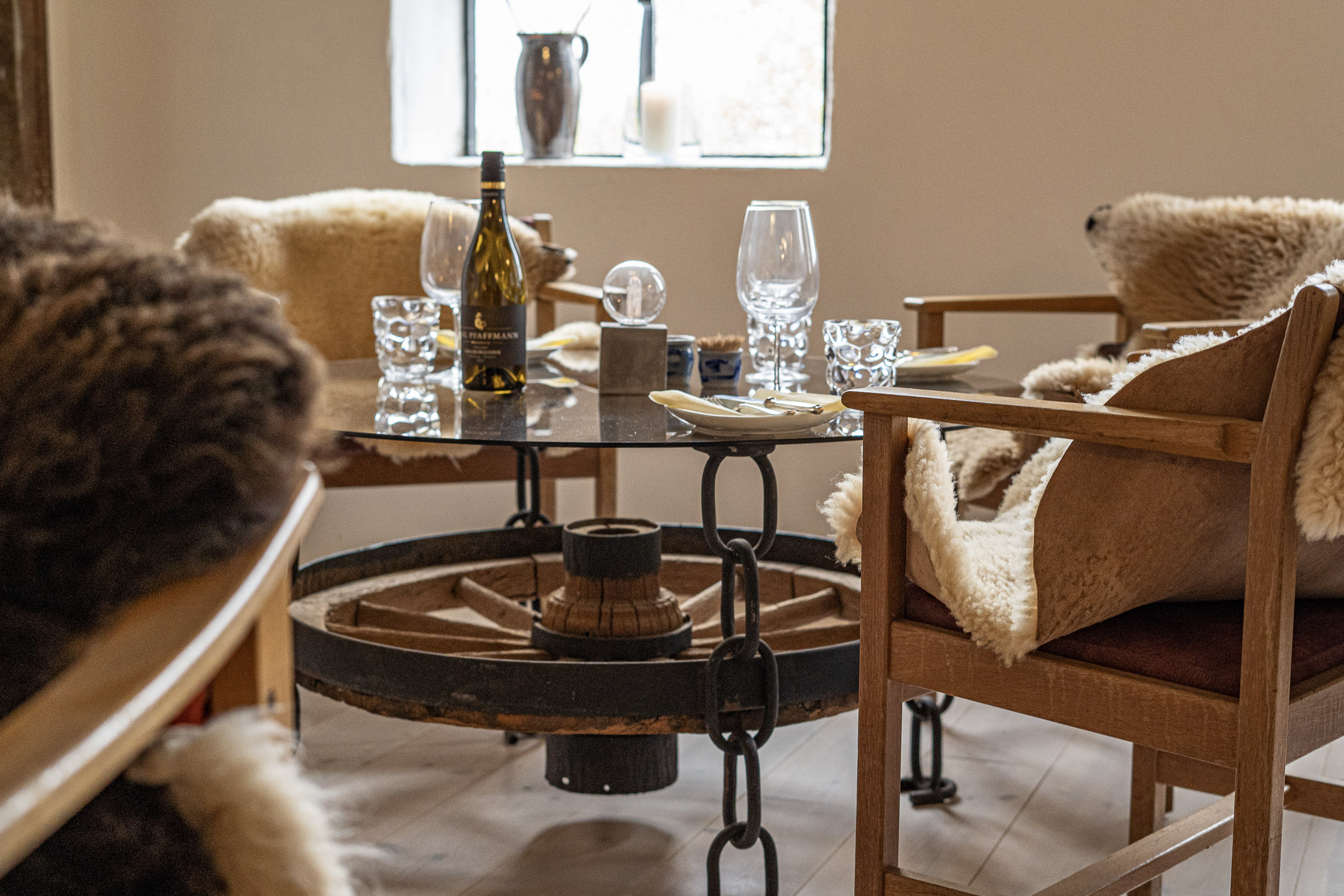 Deichbar mit Meerblick