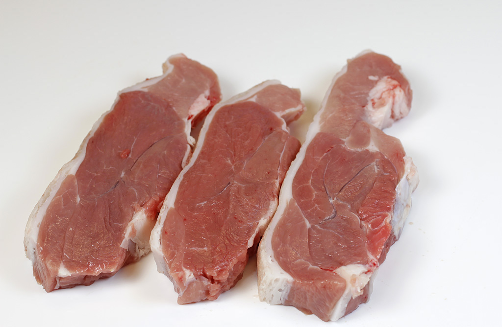 Lammhüftsteaks in Scheiben, 1 kg