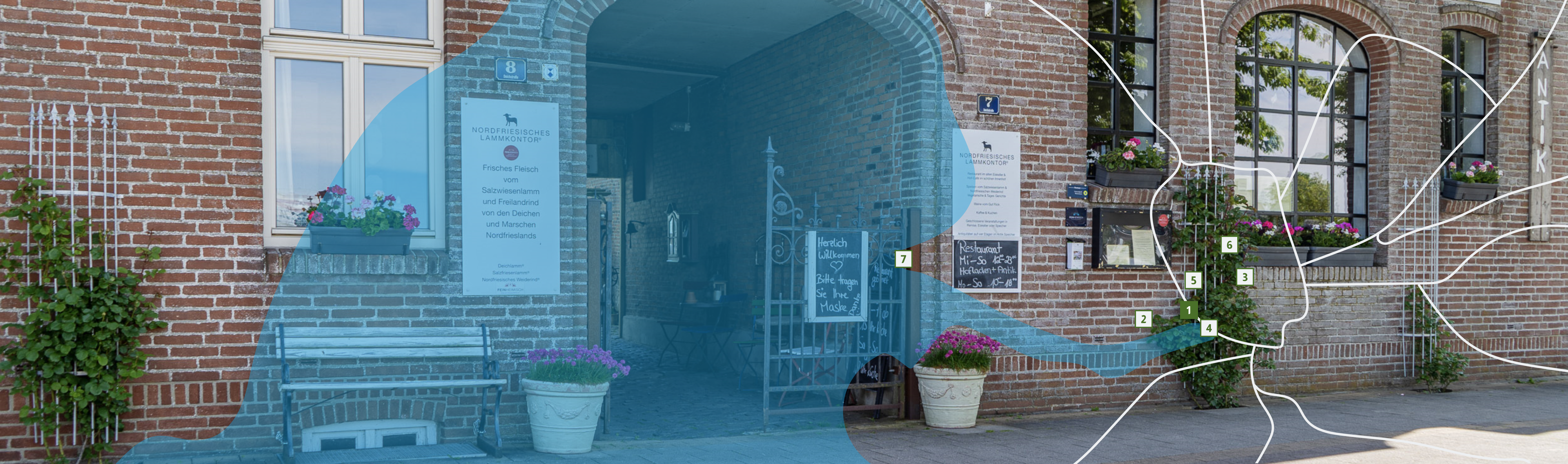 Gasthaus im Nordfriesischen Lammkontor