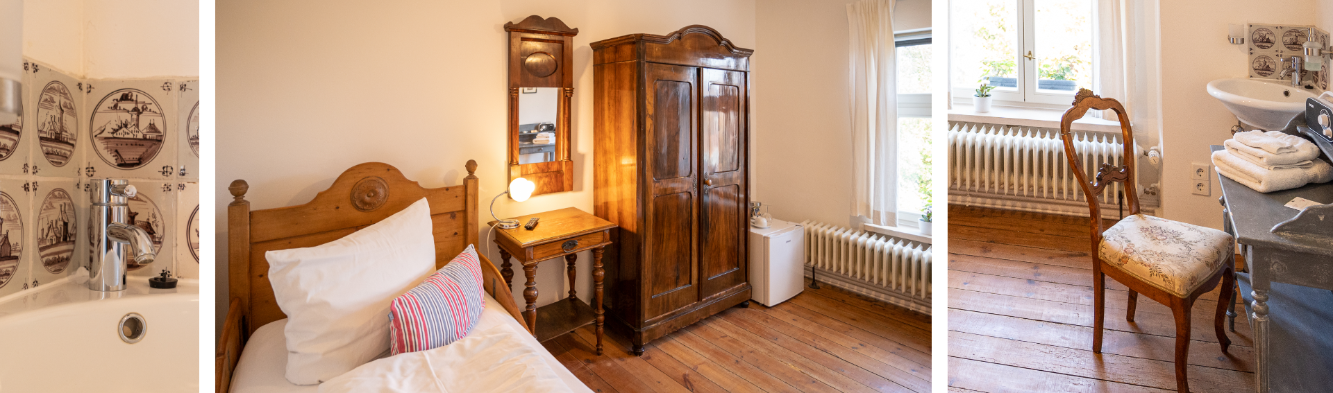 Einzelzimmer Fritz im Nordfriesischen Lammkontor