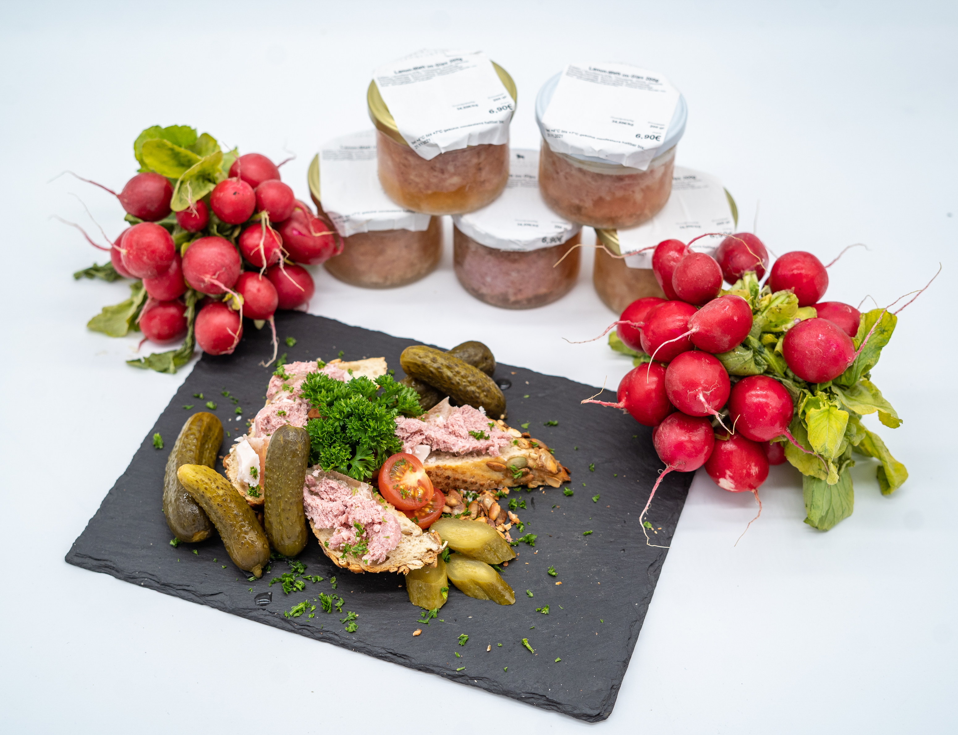 Lamm-Mett im Glas 200 Gramm Stück